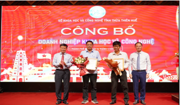 Lễ công bố Doanh nghiệp Khoa học và Công nghệ.